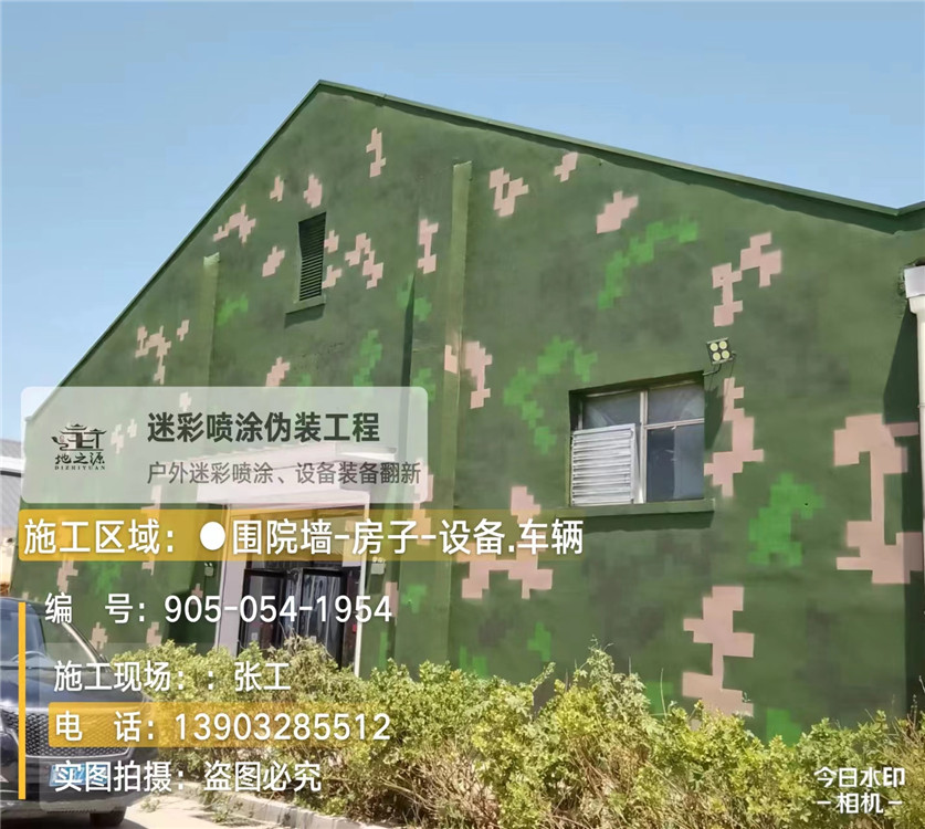 莆田外墙数码迷彩漆施工报价清单（100㎡标准墙面测算）